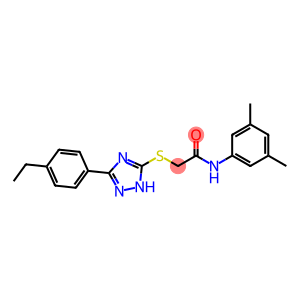 N-(3,5-二甲基苯基)-2-{[5-(4-乙基苯基)-4H-1,2,4-三唑-3-基]硫烷基}乙酰胺