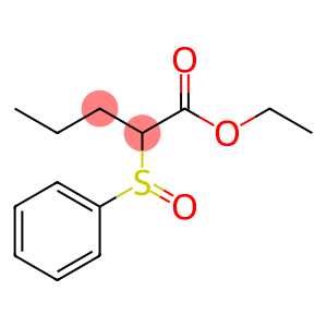Pentanoic acid, 2-(phenylsulfinyl)-, ethyl ester
