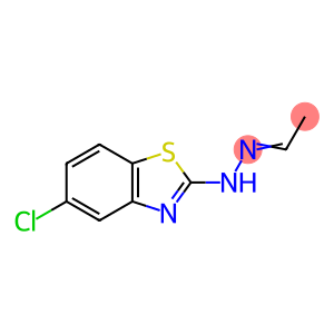 Acetaldehyde, (5-chloro-2-benzothiazolyl)hydrazone (9CI)