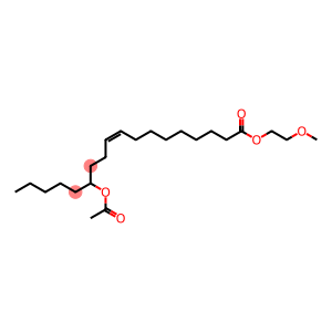 9-Octadecenoic acid, 13-hydroxy-, 2-methoxyethyl ester, (Z)- (8CI)