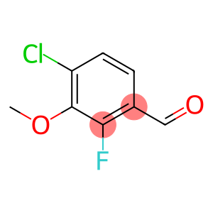 Benzaldehyde, 4-chloro-2-fluoro-3-methoxy-