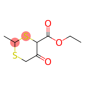 1,3-Dithiane-4-carboxylic acid, 2-methyl-5-oxo-, ethyl ester