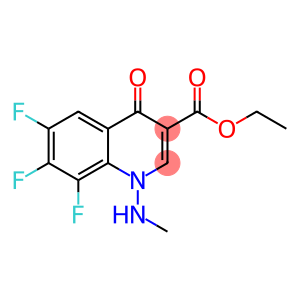 ethyl 6,7,8-trifluoro-1-(methylamino)-4-oxo-1,4-dihydroquinoline-3-carboxylate