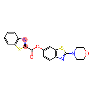 2-Benzothiazolecarboxylic acid, 2-(4-morpholinyl)-6-benzothiazolyl ester