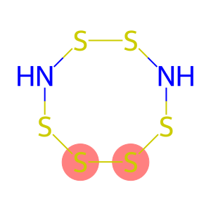 1,2,3,4,6,7,5,8-Hexathiadiazocine (7CI,8CI,9CI)