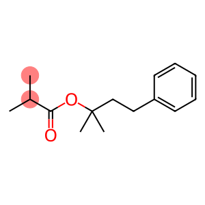 2-甲基丙酸-1,1-二甲基-3-苯基丙基酯