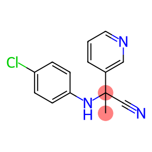 2-(4-chloro-phenylamino)-2-pyridin-3-yl-propionitrile