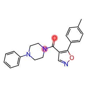 Methanone, [5-(4-methylphenyl)-4-isoxazolyl](4-phenyl-1-piperazinyl)-