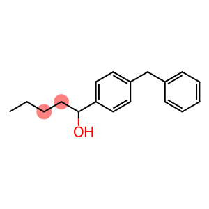 Benzenemethanol, α-butyl-4-(phenylmethyl)-