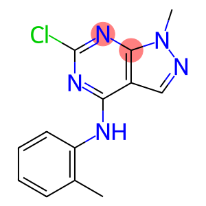 6-氯-1-甲基-N-(2-甲基苯基)-1H-吡唑并[3,4-D]嘧啶-4-胺