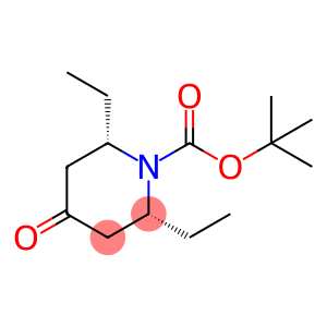 N-boc-2,6-二乙基-4-羰基哌啶