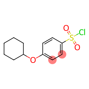 4-(cyclohexyloxy)benzene-1-sulfonyl chloride
