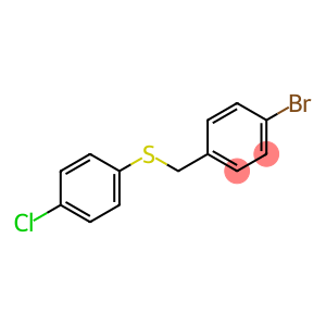 (4-BROMOBENZYL)(4-CHLOROPHENYL)SULFANE