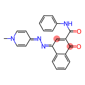 4-[(1-methyl-4(1H)-pyridinylidene)hydrazono]-1-oxo-N-phenyl-1,4-dihydro-2-naphthalenecarboxamide