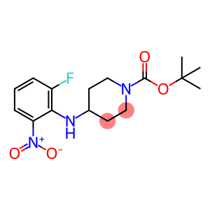 1-Piperidinecarboxylic acid, 4-[(2-fluoro-6-nitrophenyl)amino]-, 1,1-dimethylethyl ester