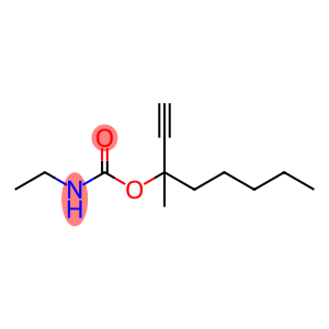 Carbamic acid, ethyl-, 1-methyl-1-pentyl-2-propynyl ester (6CI)