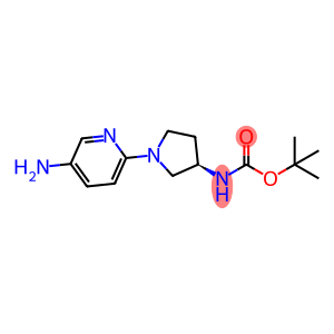 Carbamic acid, N-[(3R)-1-(5-amino-2-pyridinyl)-3-pyrrolidinyl]-, 1,1-dimethylethyl ester