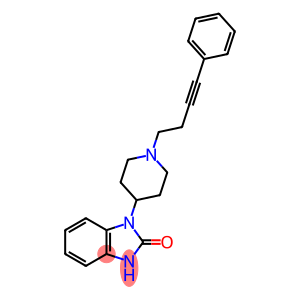 2H-Benzimidazol-2-one, 1,3-dihydro-1-[1-(4-phenyl-3-butyn-1-yl)-4-piperidinyl]-