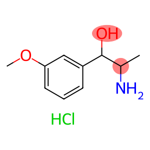 Benzenemethanol, α-(1-aminoethyl)-3-methoxy-, hydrochloride (1:1)