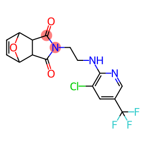 4-(2-([3-CHLORO-5-(TRIFLUOROMETHYL)-2-PYRIDINYL]AMINO)ETHYL)-10-OXA-4-AZATRICYCLO[5.2.1.0(2,6)]DEC-8-ENE-3,5-DIONE