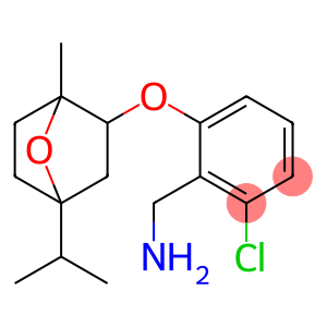 {2-chloro-6-[(4-isopropyl-1-methyl-7-oxabicyclo[2.2.1]hept-2-yl)oxy]phenyl}methanamine