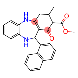 methyl 3-methyl-11-(1-naphthyl)-1-oxo-2,3,4,5,10,11-hexahydro-1H-dibenzo[b,e][1,4]diazepine-2-carboxylate