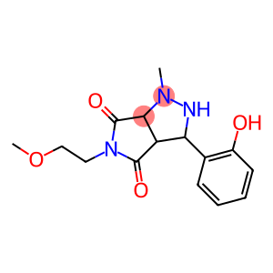 3-(2-hydroxyphenyl)-5-(2-methoxyethyl)-1-methyltetrahydropyrrolo[3,4-c]pyrazole-4,6(1H,5H)-dione