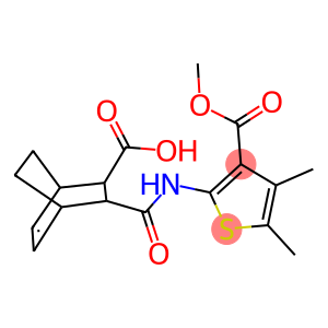 3-({[3-(methoxycarbonyl)-4,5-dimethyl-2-thienyl]amino}carbonyl)bicyclo[2.2.2]oct-5-ene-2-carboxylic acid