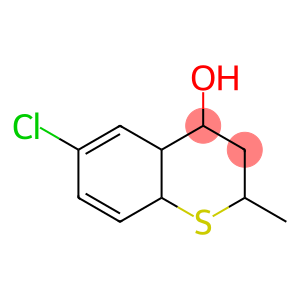 2H-1-Benzothiopyran-4-ol, 6-chloro-3,4,4a,8a-tetrahydro-2-methyl-