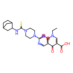 2-[4-(bicyclo[2.2.1]hept-2-ylcarbamothioyl)piperazin-1-ium-1-yl]-8-ethyl-5-oxo-5,8-dihydropyrido[2,3-d]pyrimidine-6-carboxylate