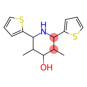 3,5-DIMETHYL-2,6-DI(2-THIENYL)-4-PIPERIDINOL