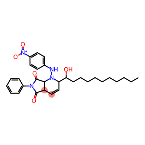 4a,7a-Dihydro-2-(1-hydroxyundecyl)-1-[(4-nitrophenyl)amino]-6-phenyl-1H-pyrrolo[3,4-b]pyridine-5,7(2H,6H)-dione