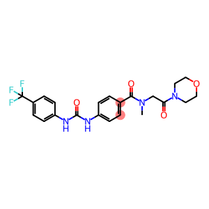 N-Methyl-N-[2-(4-morpholinyl)-2-oxoethyl]-4-[[[[4-(trifluoromethyl)phenyl]amino]carbonyl]amino]benzamide