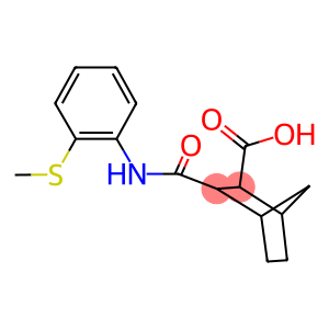 3-{[2-(methylsulfanyl)anilino]carbonyl}bicyclo[2.2.1]heptane-2-carboxylic acid