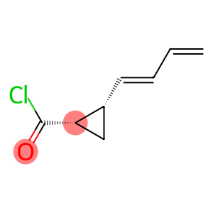 Cyclopropanecarbonyl chloride, 2-(1,3-butadienyl)-, [1alpha,2alpha(E)]- (9CI)