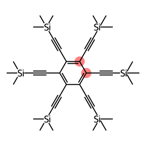 1,2,3,4,5,6-Hexakis((trimethylsilyl)ethynyl)benzene