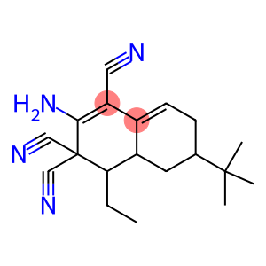 2-amino-6-tert-butyl-4-ethyl-4a,5,6,7-tetrahydro-1,3,3(4H)-naphthalenetricarbonitrile