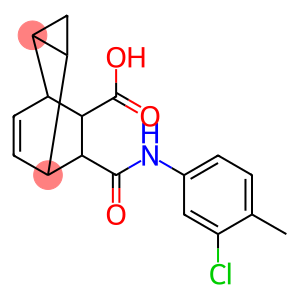 7-[(3-chloro-4-methylanilino)carbonyl]tricyclo[3.2.2.0~2,4~]non-8-ene-6-carboxylic acid