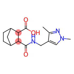 3-({[(1,3-dimethyl-1H-pyrazol-4-yl)methyl]amino}carbonyl)bicyclo[2.2.1]heptane-2-carboxylic acid