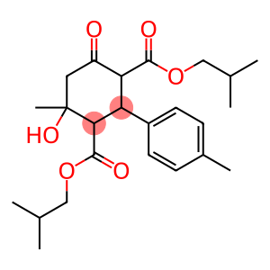 diisobutyl 4-hydroxy-4-methyl-2-(4-methylphenyl)-6-oxo-1,3-cyclohexanedicarboxylate