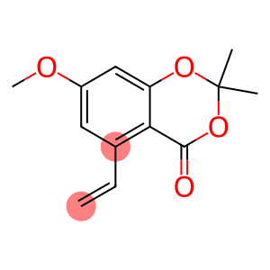 7-甲氧基-2,2-二甲基-5-乙烯基-4H-苯并[D][1,3]二噁英-4-酮