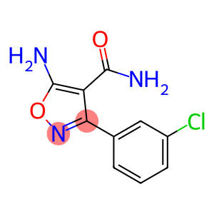 4-isoxazolecarboxamide, 5-amino-3-(3-chlorophenyl)-