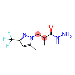2-甲基-3-(5-甲基-3-(三氟甲基)-1H-吡唑-1-基)丙烷HYDRAZIDE
