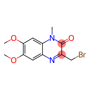 2(1H)-Quinoxalinone, 3-(bromomethyl)-6,7-dimethoxy-1-methyl-