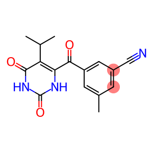 Benzonitrile, 3-methyl-5-[[1,2,3,6-tetrahydro-5-(1-methylethyl)-2,6-dioxo-4-pyrimidinyl]carbonyl]-