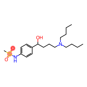 Methanesulfonamide, N-[4-[4-(dibutylamino)-1-hydroxybutyl]phenyl]-