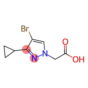 2-(4-溴-3-环丙基-吡唑-1-基)乙酸