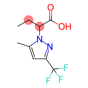 2-[5-甲基-3-(三氟甲基)-1H-吡唑-1-基]丁酸