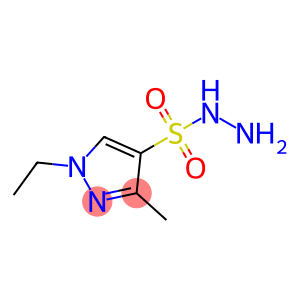 1H-Pyrazole-4-sulfonic acid, 1-ethyl-3-methyl-, hydrazide