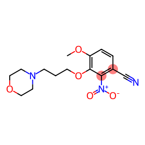 4-methoxy-3-(3-morpholinopropoxy)-2-nitrobenzonitrile